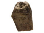Fragment macewy z cmentarza ydowskiego w Dobrzyniu nad Wis
