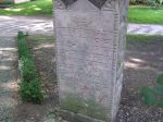 Koobrzeg - macewa na cmentarzu ydowskim
