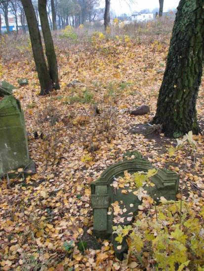 Starogard Gdański - macewa na cmentarzu żydowskim